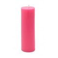 Zest Candle Zest Candle CPZ-117-24 2 x 6 in. Hot Pink Pillar Candle -24pcs-Case - Bulk CPZ-117_24